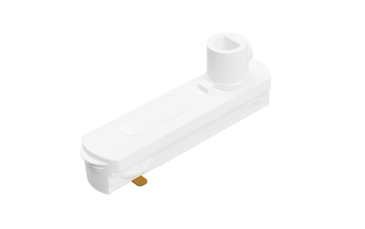 GB66-3 1-fas pendeladapter inkl avlastare mattvit 