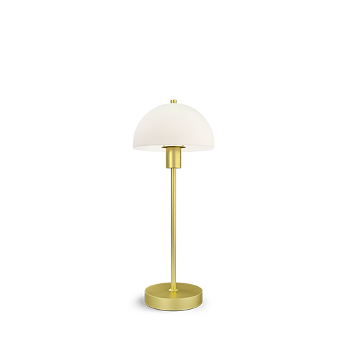 Vienda bordslampa mässing/opalglas E14